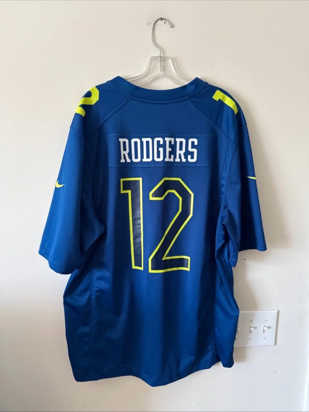 Men’s Nike Aaron Rodgers Jersey Packers NFC 2017 Pro Bowl Jersey Sz XL RARE - Picture 6 of 6
